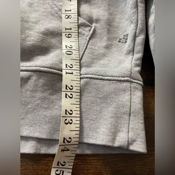 WeWoreWhat Heather Gray Oversized boxy slouchy drop shoulder Hoodie XS - Picture 9 of 10